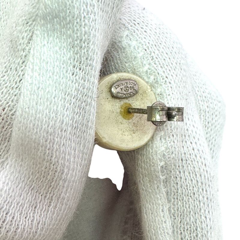 Chanel Earrings White