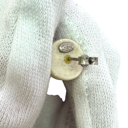 Chanel Earrings White