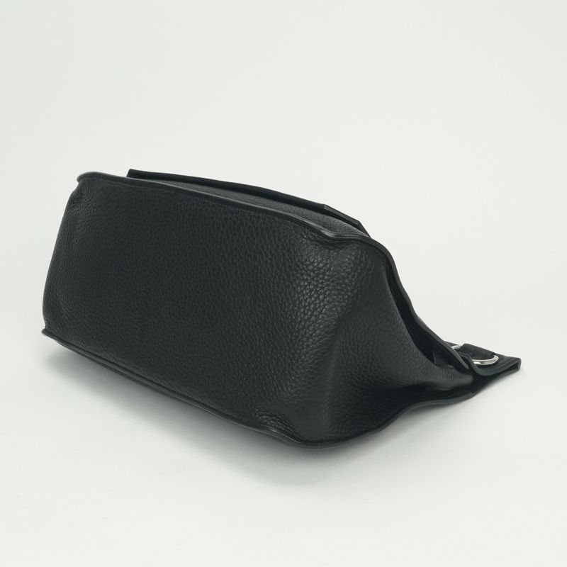 Hermes Gipsiere 31 Shoulder Bag Taurillon Clemence Noir Black