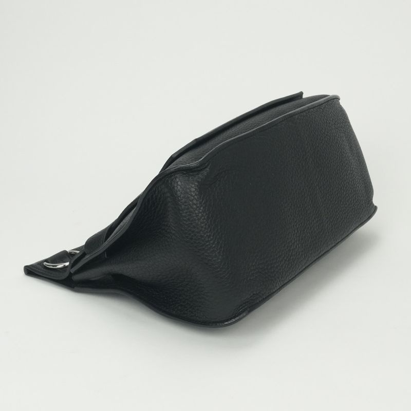 Hermes Gipsiere 31 Shoulder Bag Taurillon Clemence Noir Black