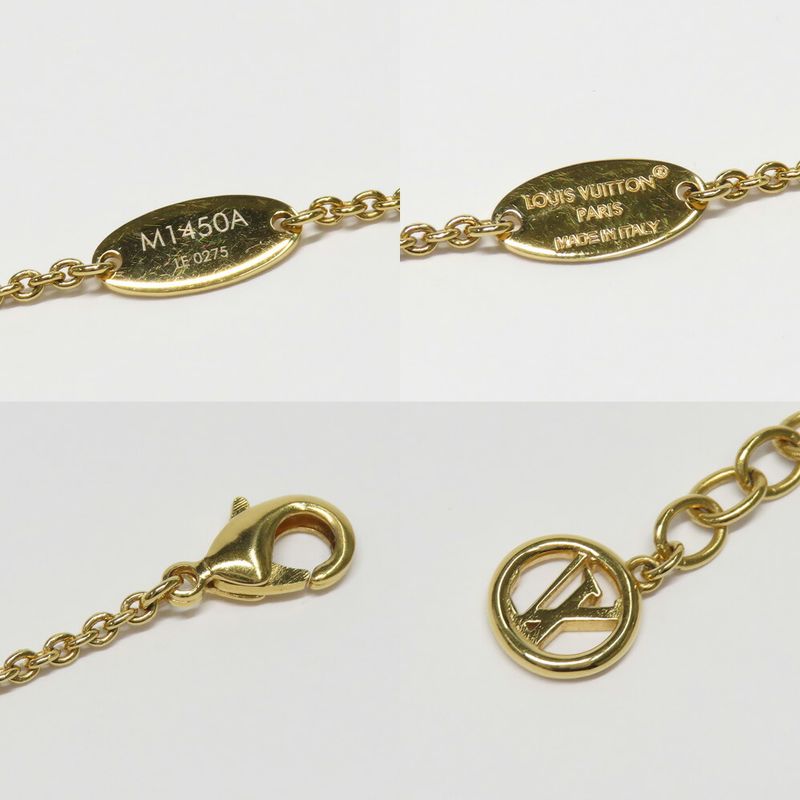 Louis Vuitton Bracelet LV Iconic a Gold Metal Resin Pearl