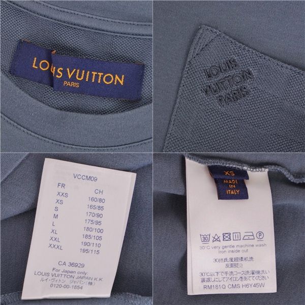 Louis Vuitton T-Shirt Cotton Blue