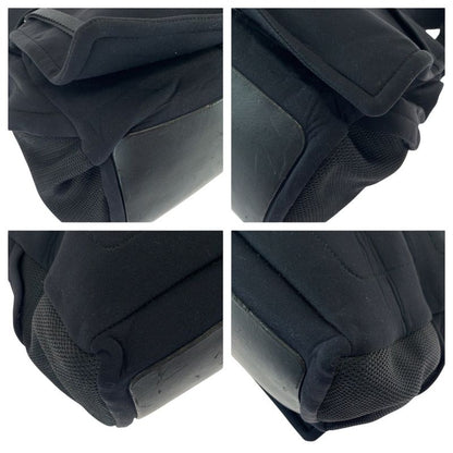 Prada Sports Black Silver Neoprene Shoulder Bag