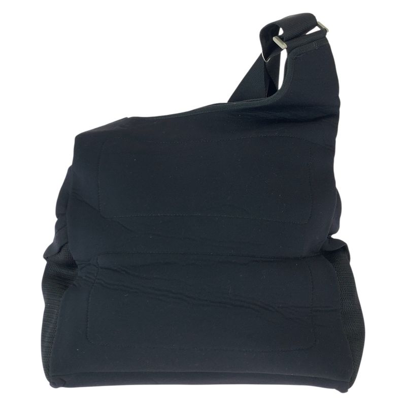 Prada Sports Black Silver Neoprene Shoulder Bag