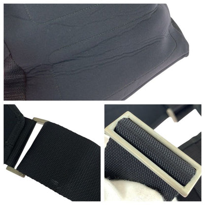 Prada Sports Black Silver Neoprene Shoulder Bag