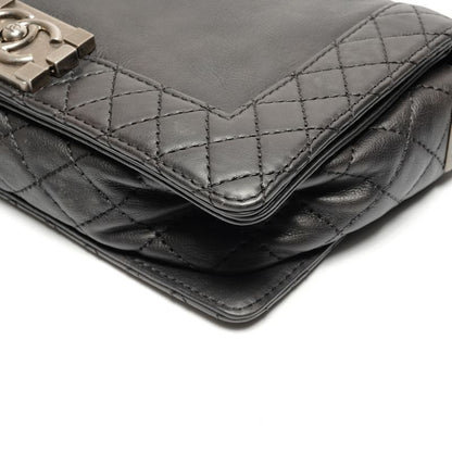 Chanel Shoulder Bag Gunmetal Chain