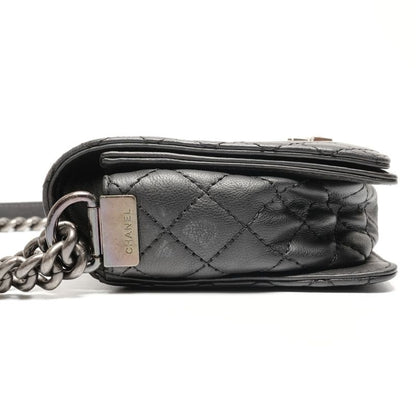 Chanel Shoulder Bag Gunmetal Chain