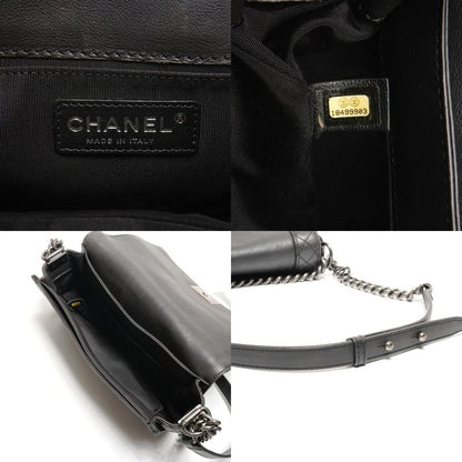 Chanel Shoulder Bag Gunmetal Chain
