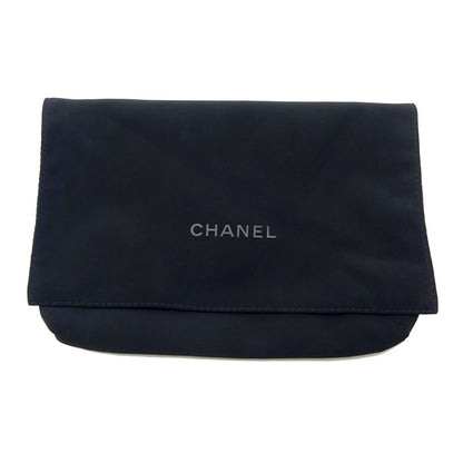 Chanel Shoulder Bag Lambskin Silver