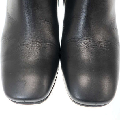 Celine by Phoebe Philo Ankle Boot Side Zip Metal Heel Leather