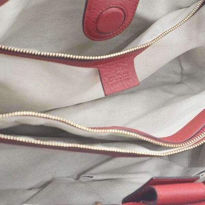 Gucci Shoulder Tote Red