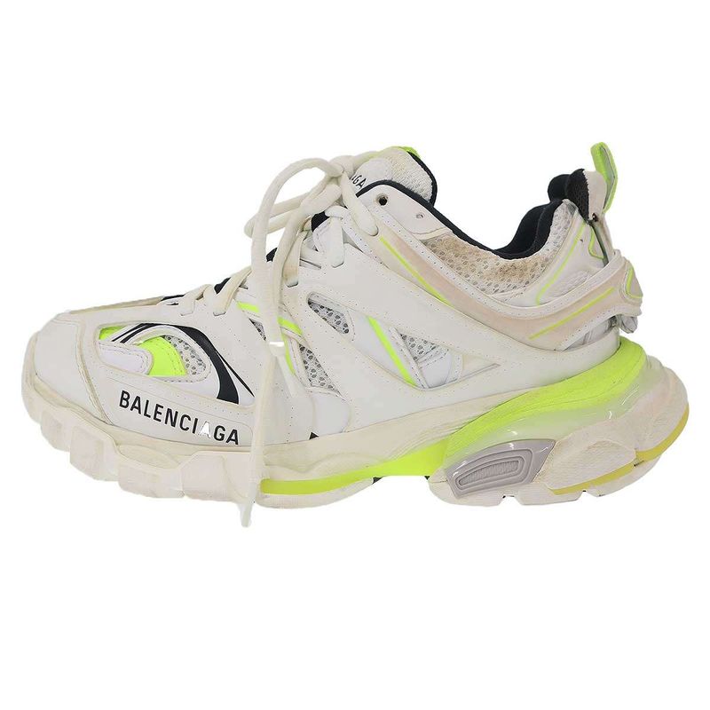 Balenciaga Track Trainer Sneakers White Yellow 36