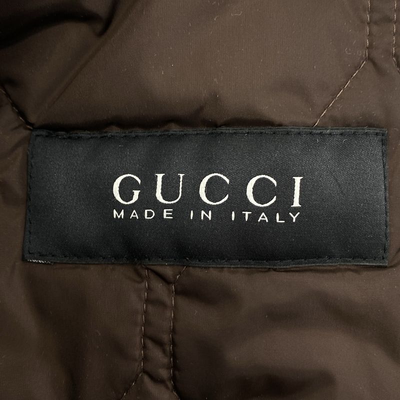 Gucci Quilted Jacket Leather