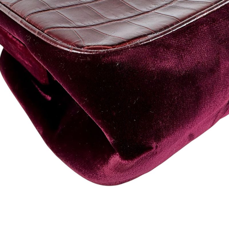 Prada Shoulder Bag Leather Velvet