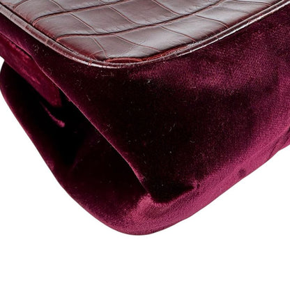 Prada Shoulder Bag Leather Velvet