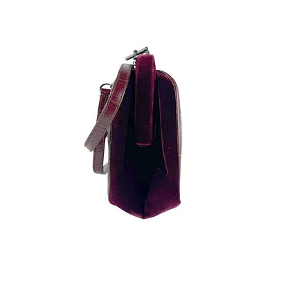 Prada Shoulder Bag Leather Velvet