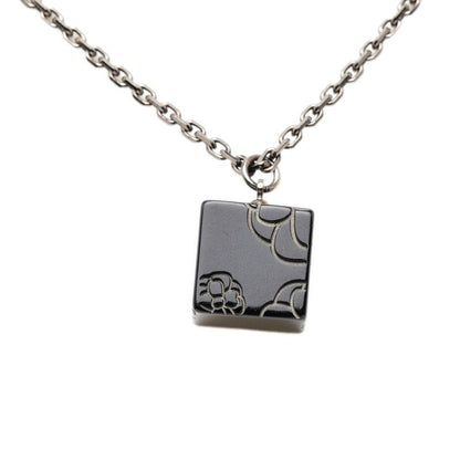Chanel CC Logo Camellia Cube Black Plastic Metal