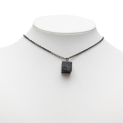 Chanel CC Logo Camellia Cube Black Plastic Metal