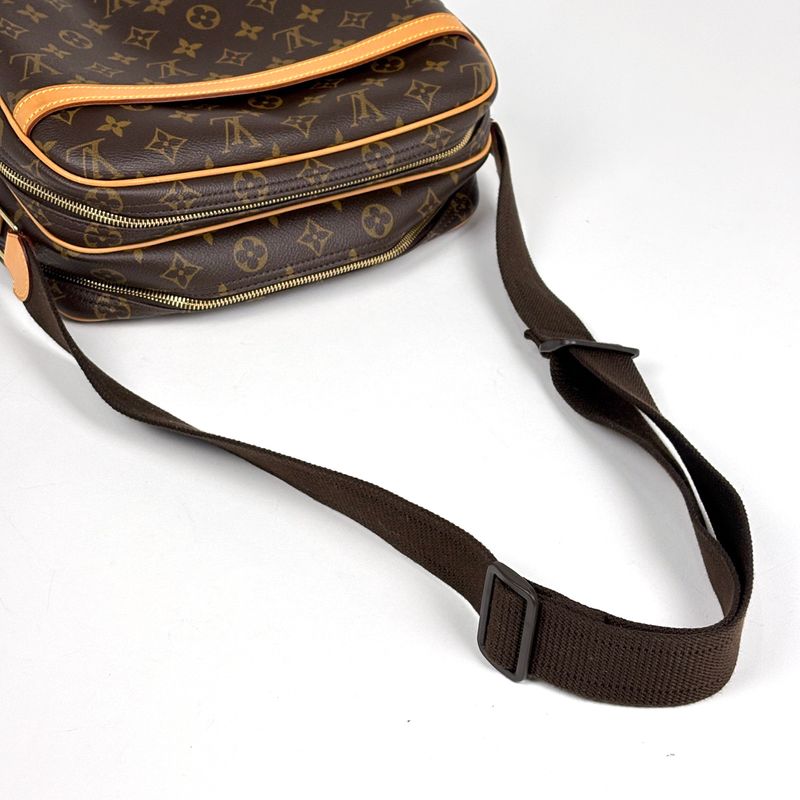 Louis Vuitton Reporter PM Crossbody Shoulder Bag Monogram Brown