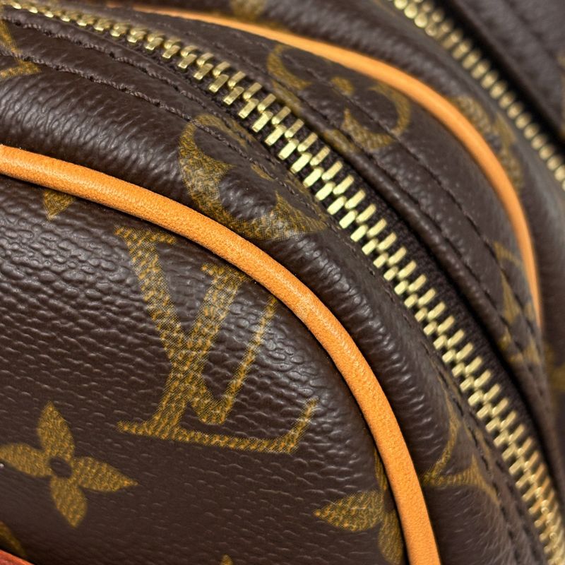 Louis Vuitton Reporter PM Crossbody Shoulder Bag Monogram Brown