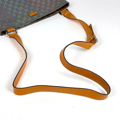 Gucci GG Pattern Shoulder Bag Logo Crossbody Yellow