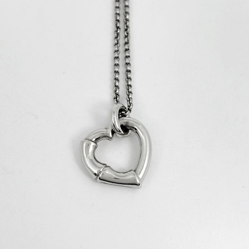 Gucci Open Necklace Silver