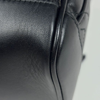 Gucci GG Marmont Backpack Logo Leather Black