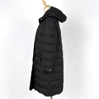 Prada Hoodie Down Jacket Double Zip Black