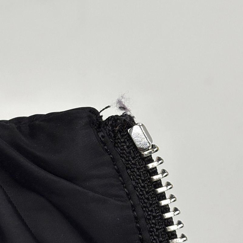 Prada Hoodie Down Jacket Double Zip Black