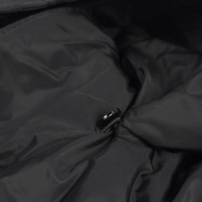 Prada Hoodie Down Jacket Double Zip Black