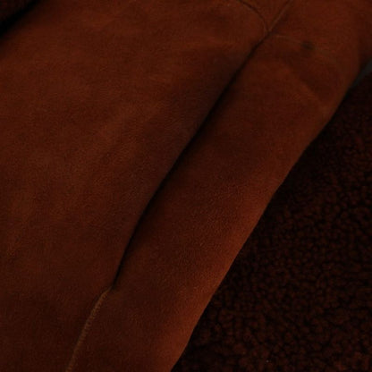 Balenciaga Mouton Coat Long Length 36 Brown