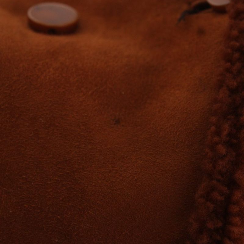 Balenciaga Mouton Coat Long Length 36 Brown