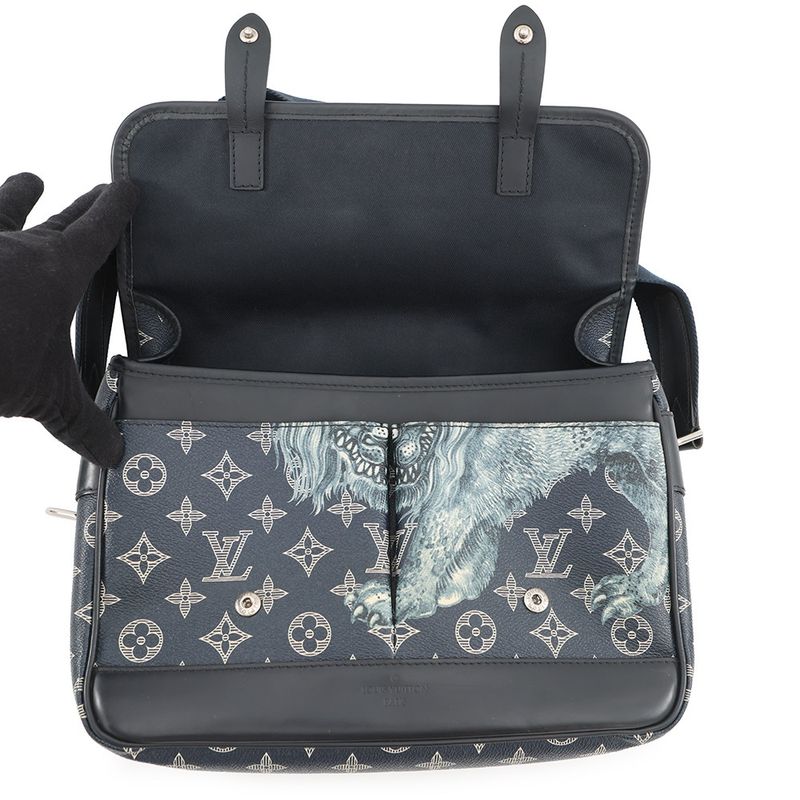 Louis Vuitton Shoulder Bag Monogram Savannah Chapman Brothers Messenger PM