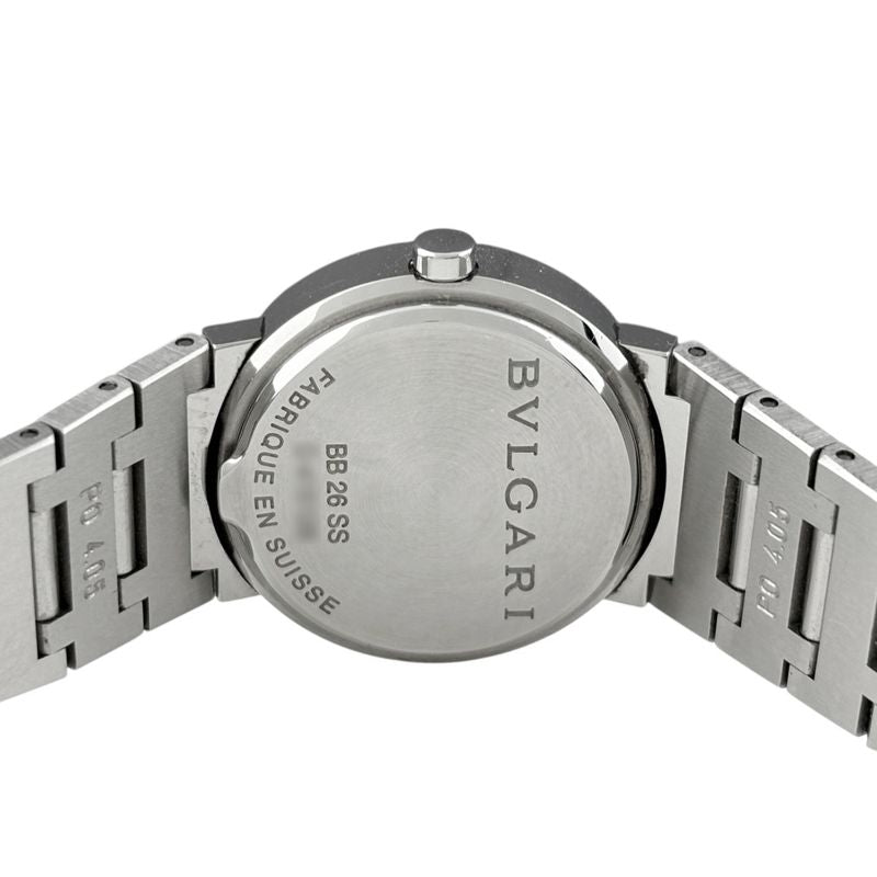 Bvlgari Diamond Watch SS Quartz Black