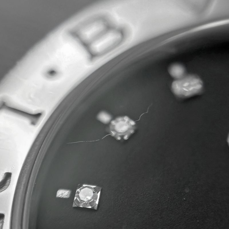 Bvlgari Diamond Watch SS Quartz Black