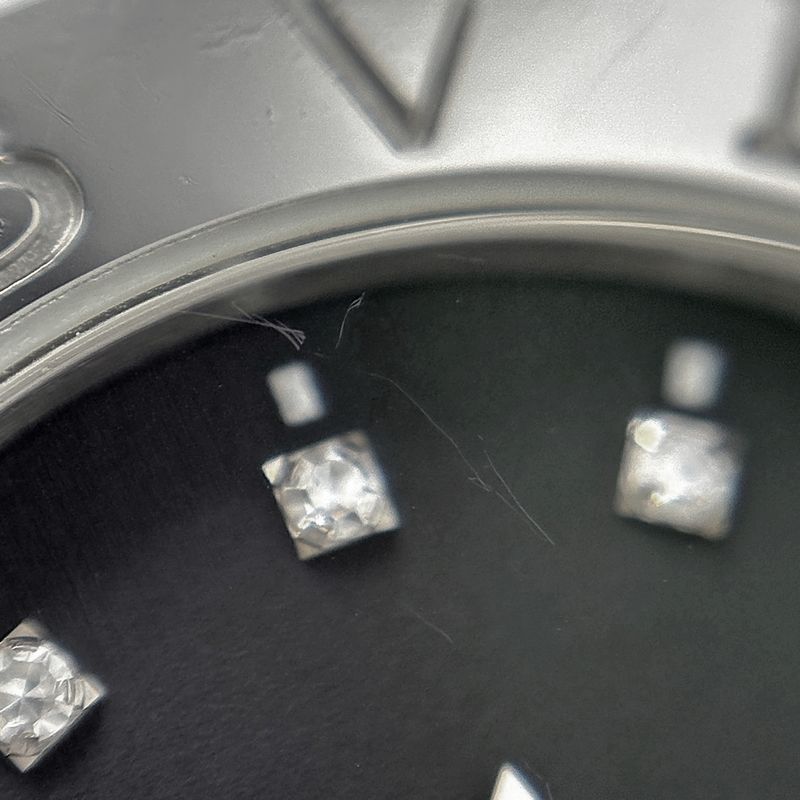 Bvlgari Diamond Watch SS Quartz Black