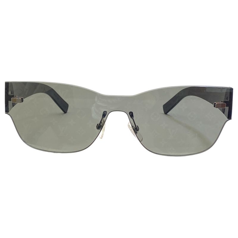 Louis Vuitton Sunglasses LV City Mask Monogram Black Plastic 146 0