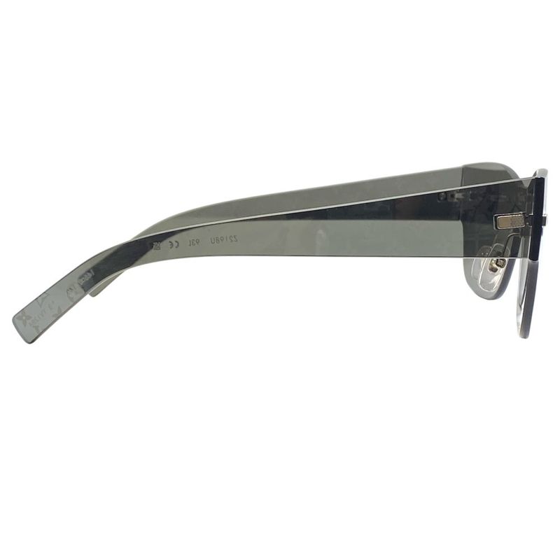 Louis Vuitton Sunglasses LV City Mask Monogram Black Plastic 146 0