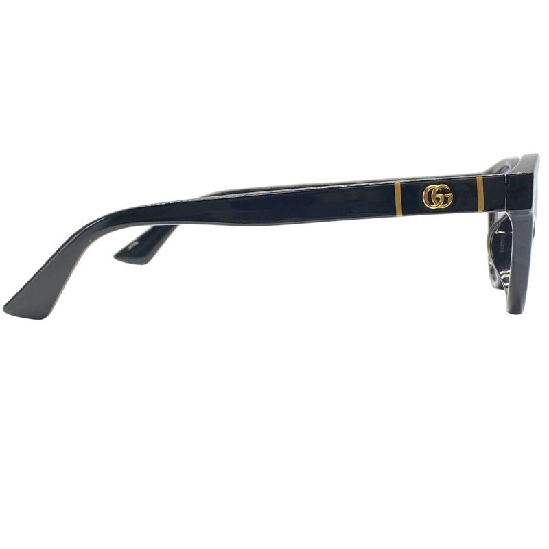 Gucci GG Interlocking Sunglasses Wellington Eyewear Plastic Black