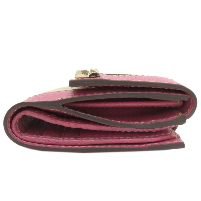 Gucci GG Bifold Wallet Canvas Leather