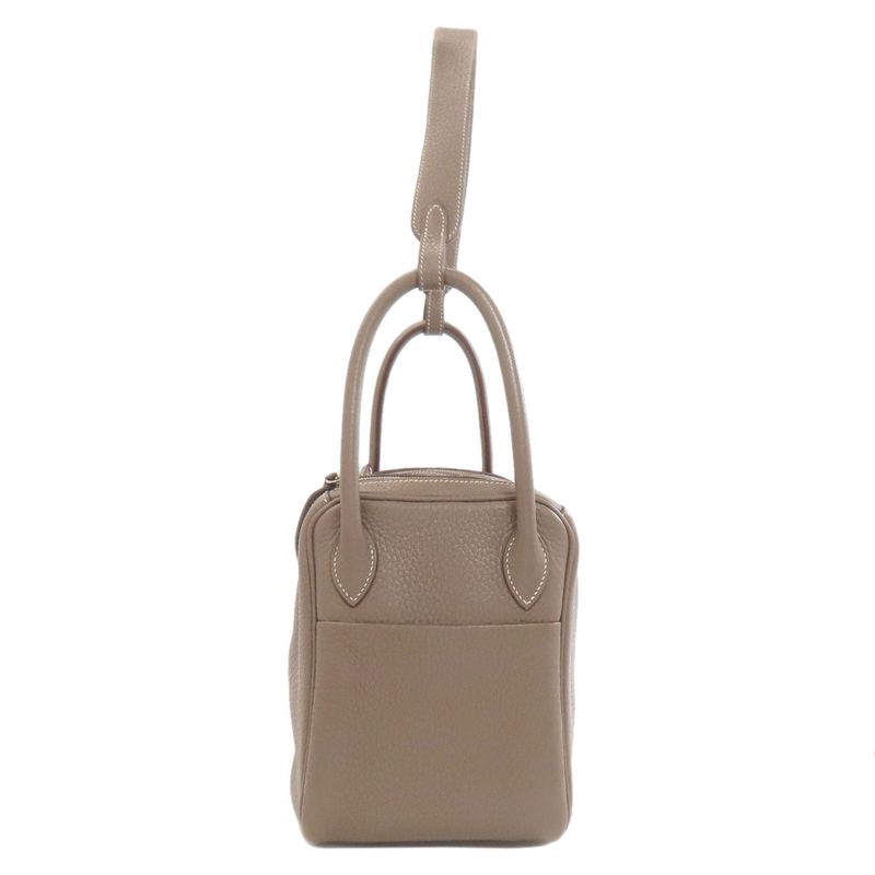 Hermes Lindy 26 Etoupe Silver Handbag