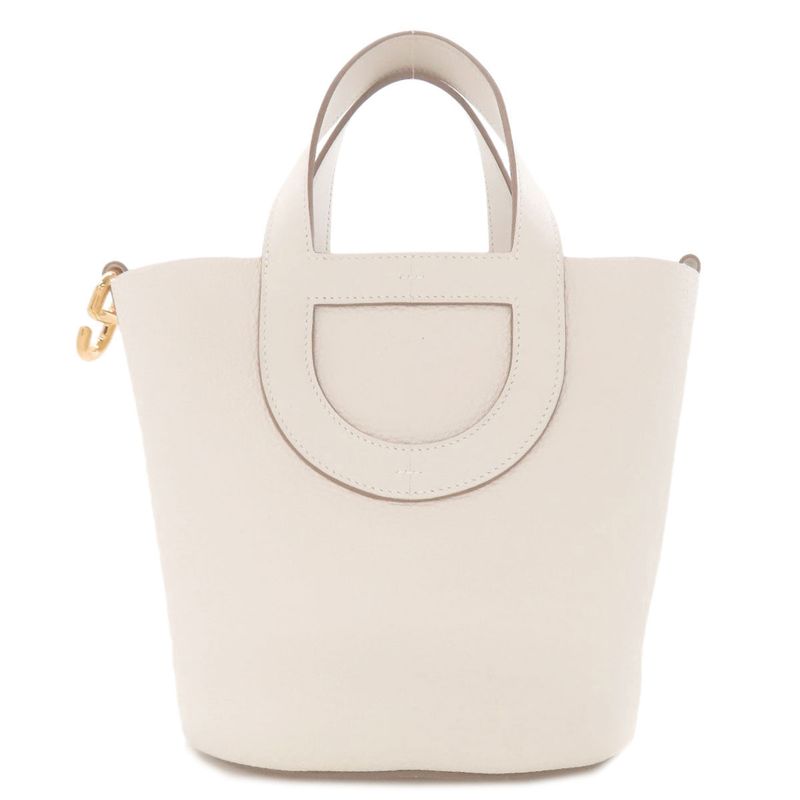 Hermes in the Loop 18 Gold Handbag