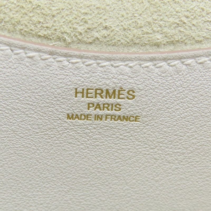 Hermes in the Loop 18 Gold Handbag