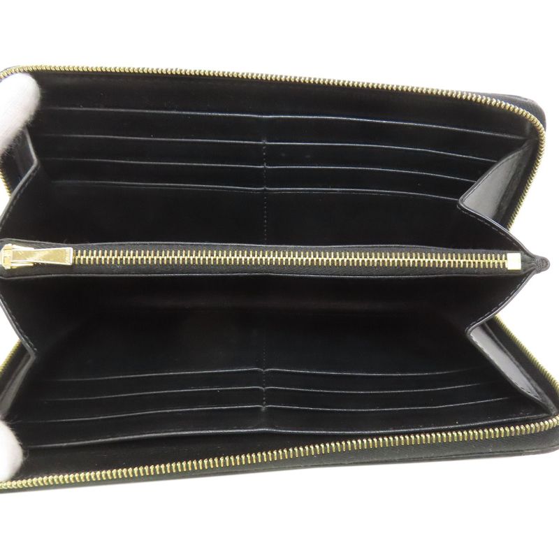 Celine Zip Around Wallet Leather