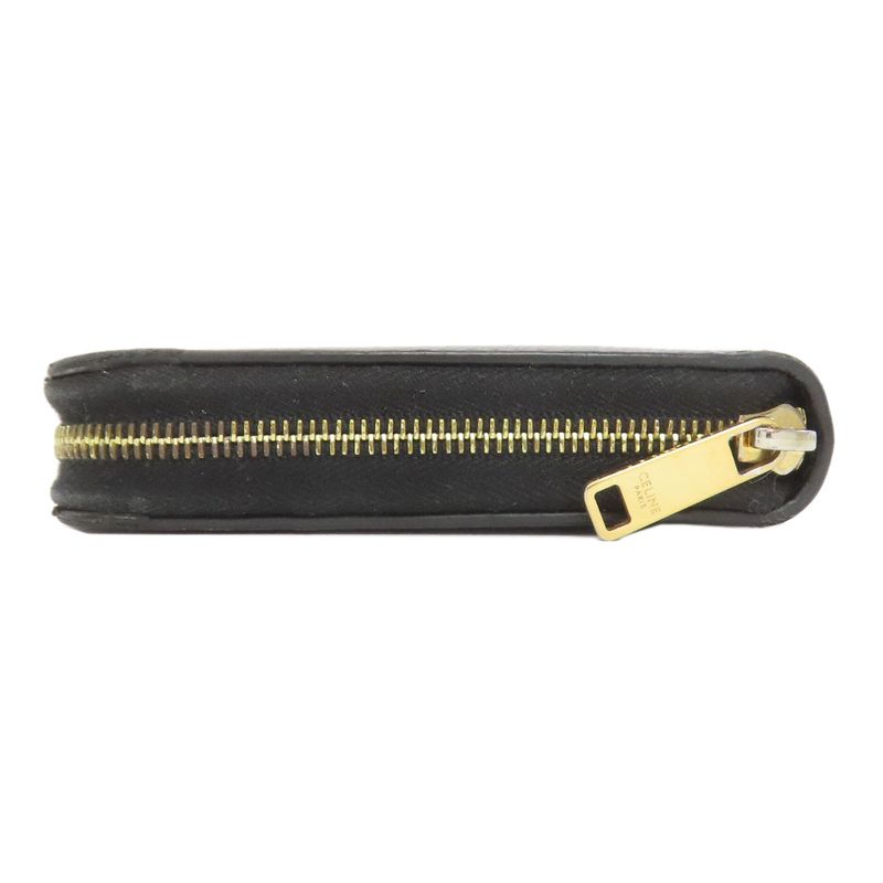Celine Zip Around Wallet Leather