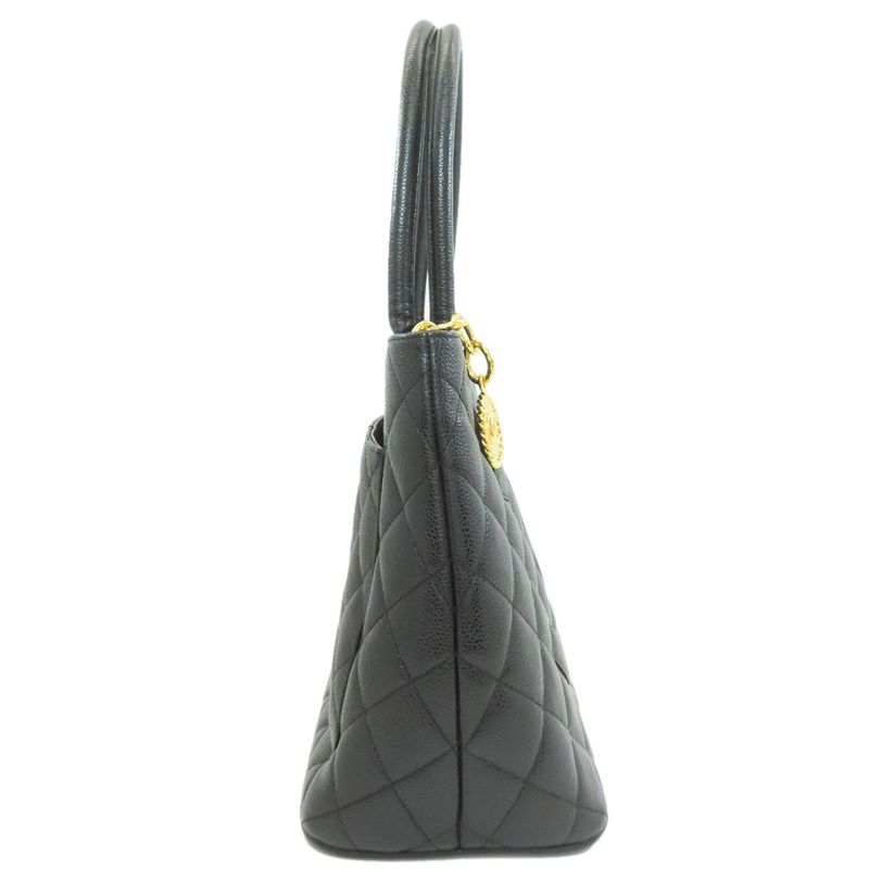 Chanel Medallion Tote Gold Grained Calfskin