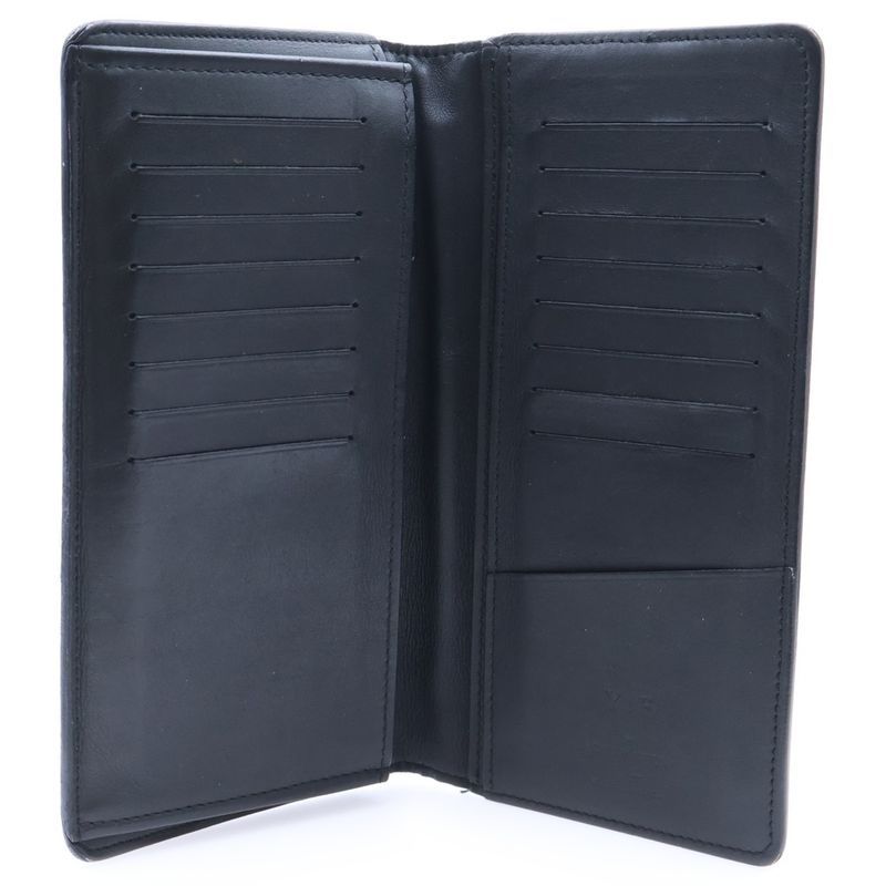 Louis Vuitton Monogram Shadow Portefeuille Brother Wallet Black