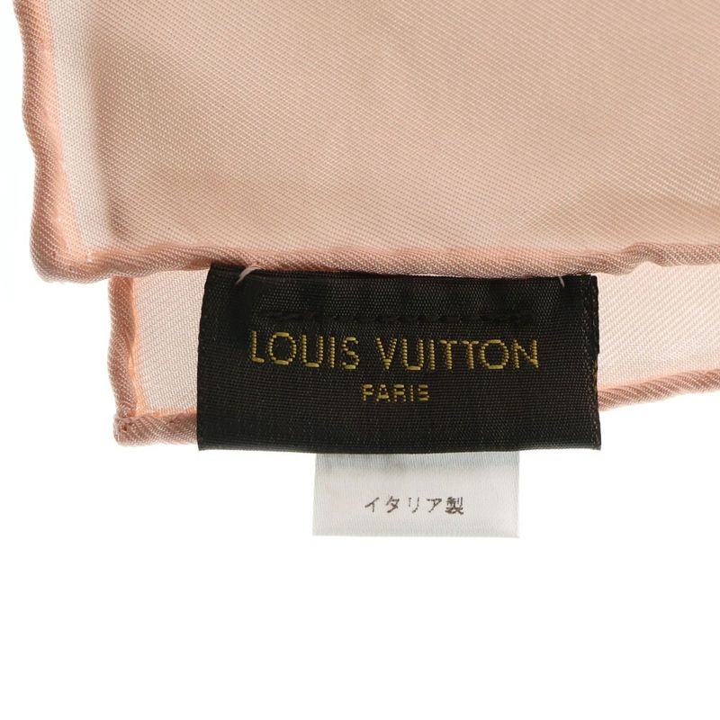 Louis Vuitton Carre Trunk Scarf Pink Silk