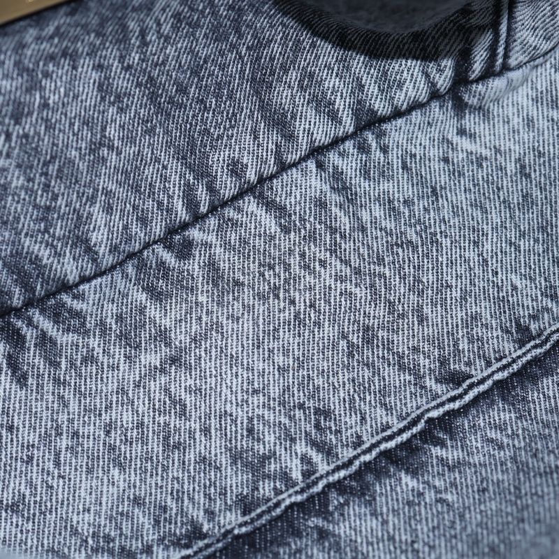 Chanel 19 Flap Shoulder Bag Gray Denim