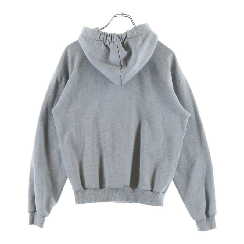 Celine Loose Sweatshirt in Cotton Fleece Drawstring Hoodie Pullover